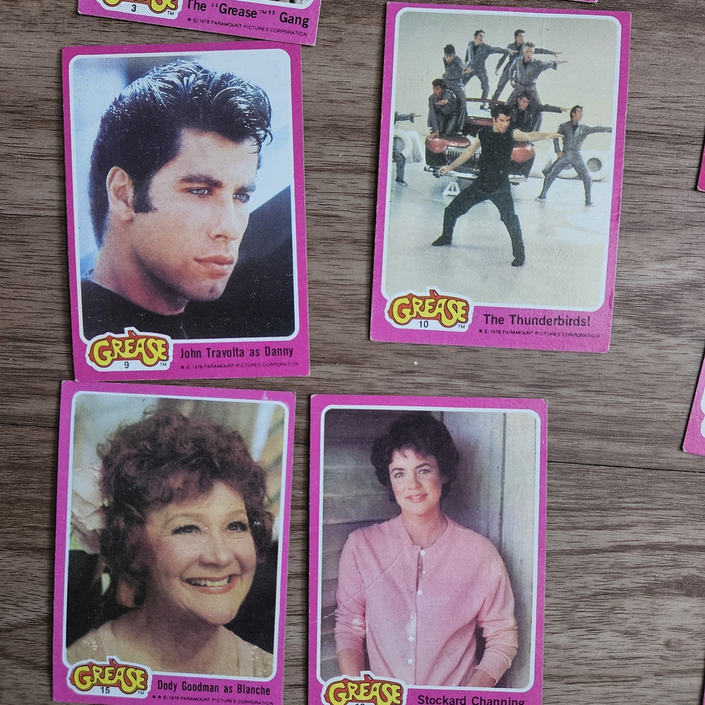 Grease Trading Cards Set Of 20 Cardz